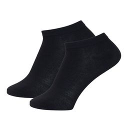 Secrets By ZeroKaata - Pack Of 2 Black Ankle Length Socks (Free Size)