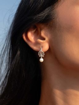 Shaya by CaratLane - Pearl Of My Eye Earrings In 925 Silver