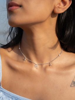 Shaya by CaratLane - Shell We Dance Necklace In 925 Silver