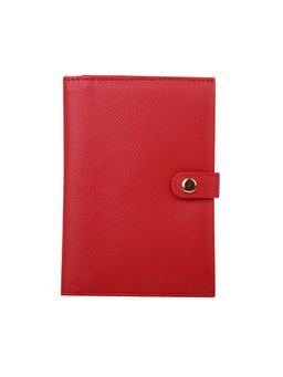 Misfit Panda - Voyager Banana Fibre Coffee Red Passport Wallet