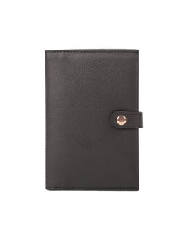 Misfit Panda - Voyager Banana Fibre Coffee Black Passport Wallet
