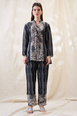 Soup by Sougat Paul - Black Ravya Printed Co-Ord (Set of 2)