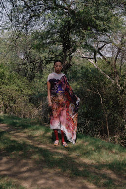 AMKA INDIA - Multicolor Terali Printed Kaftan