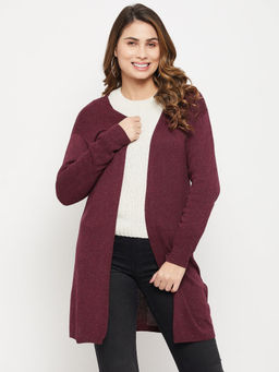 Madame - Women Wine Cardigan