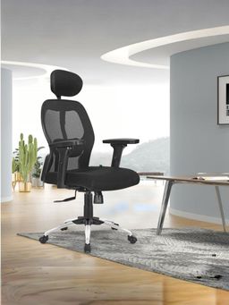 Savya Home - Home Marvel High Back Ergonomic Office Chair (Black)