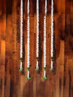 Ekhasa Artificial Jasmine & Rose Garlands (5Ft)