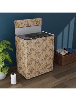 Kuber Industries - Beige Top Load Washing Machine Cover 6 to 7.5 Kg
