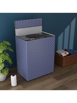 Kuber Industries - Top Load Blue Fully Automatic Washing Machine Cover 9.50 Kg