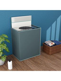 Kuber Industries - Grey PVC Top Load Washing Machine Cover
