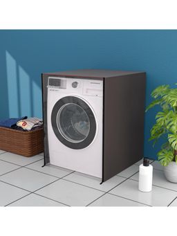 Kuber Industries - IFB Brown PVC Transparent Front Load Washing Machine Cover