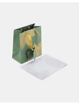 Fabindia - Green Varak Paper Gift Bag