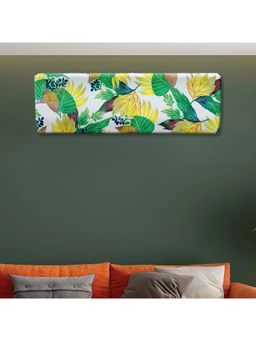 Kuber Industries - Green Attractive Leaf Print AC Cover 1.5 Ton