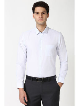 Peter England - Men White Slim Fit Formal Shirt