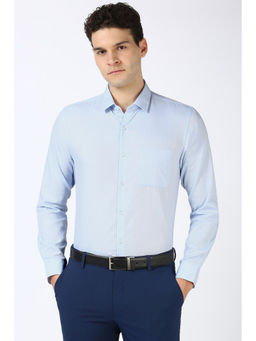 Peter England - Men Light Blue Slim Fit Formal Shirt