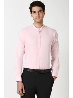 Peter England - Men Pink Slim Fit Formal Shirt