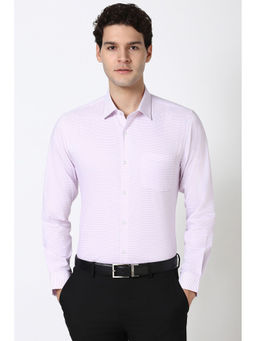 Peter England - Men Pink Slim Fit Formal Shirt
