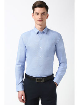 Peter England - Men Blue Slim Fit Formal Shirt