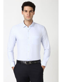 Peter England - Men Light Blue Slim Fit Formal Shirt