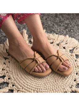 Coral Haze - Beige Casual Flats