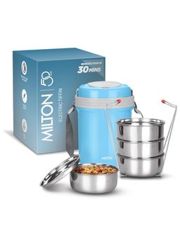 Milton - Blue Electron 3 Portable Electric Lunch Box Set
