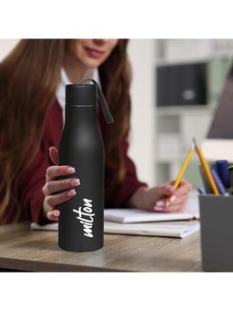 Milton - Black Super 1000 Stainless Steel Water Bottle