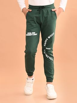 Lilpicks - Boys Regular Fit Joggers - Green