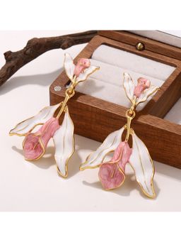 Amorenmore - Blush Lily Bloom Earrings