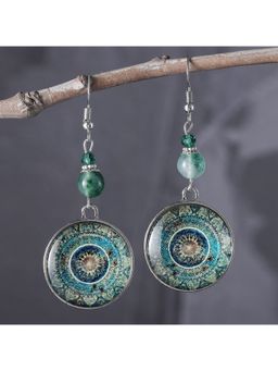 Amorenmore - Mystic Mandala Drop Earrings - Boho Luxe Collection