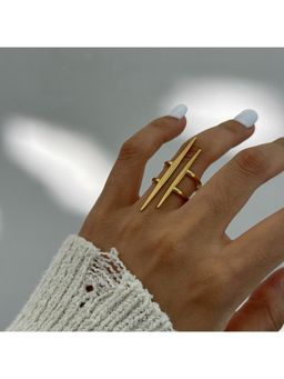 Amorenmore - Velra Twin Line Adjustable Ring