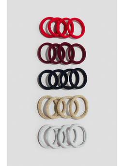 H&M - Girls Multi-Color 20-Pack Hair Elastics