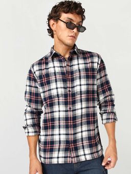 Bewakoof - Men Multi-Color Checks Regular Fit Shirt