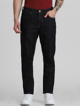 Jack & Jones - Navy Blue Glenn Slim Fit Low Rise Stretch Jeans