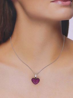 Kai Jewel - Sterling Silver Heart Pendant with Chain