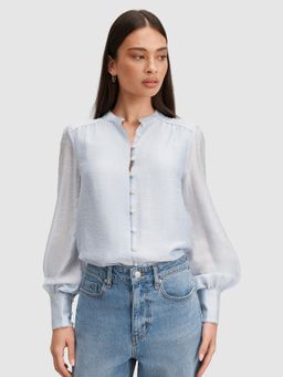 Forever New - Angelica Pearl Trim Blouse