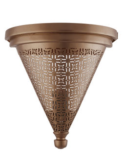 Homesake - Moroccan Wall Trophy Cube Light Copper