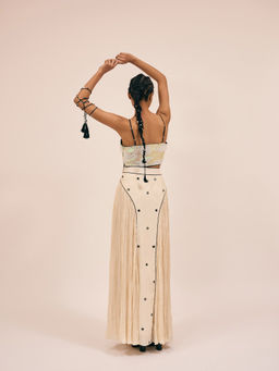 AMKA INDIA - Milky way Cream Skirt