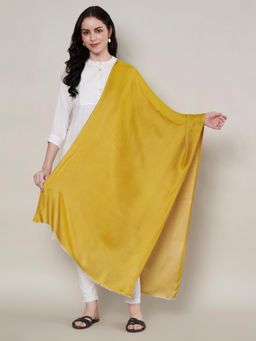 MUFFLY - Yellow Bamboo Silk Stole for Women