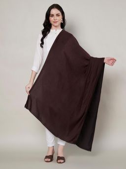 MUFFLY - Brown Bamboo Silk Stole for Women