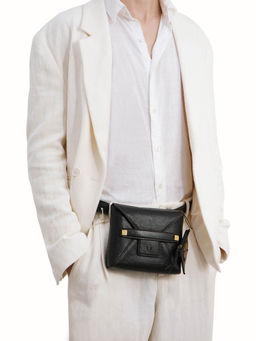 Hidesign - Timbuktoo 01 Mens Casual Belt Bag - Black (S)