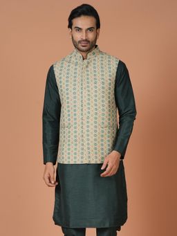 Simaaya - Premium Quality Linen Made Nehru Jacket For Men- Multi-Color