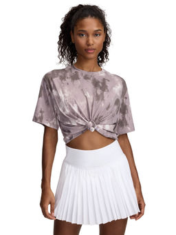 Under Armour - Women Grey Rush Energy Printed Short Sleeve T-Shirt