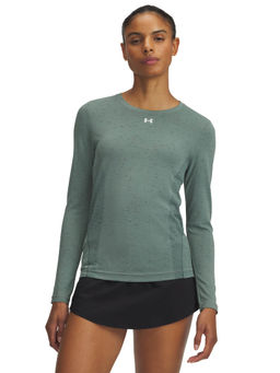 Under Armour - Women Green Vanish Seamless Loose Fit Long Sleeve T-Shirt