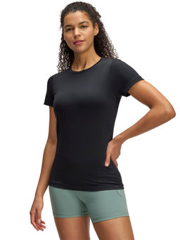 Under Armour - Women Black Meridian Seamless Short Sleeve T-Shirt
