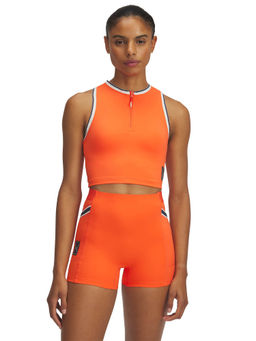 Under Armour - Women Orange Run 96 Sleeveless Tank Top