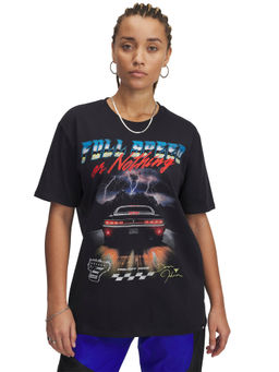 Under Armour - Women Black Project Rock Campus Short Sleeve T-Shirt