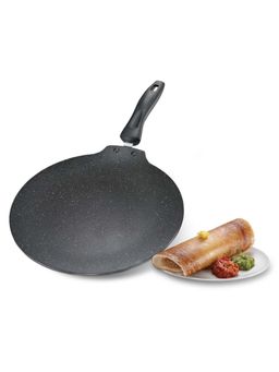 Prestige - Omega Deluxe Granite-Finish Coated Aluminium Non-Stick Dosa Tawa 30Cm Black