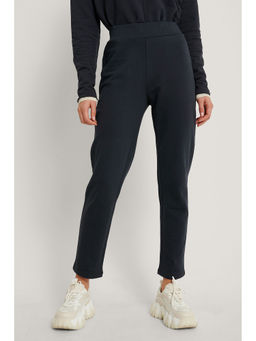 NA-KD - Straight Basic Sweatpants-dark Navy