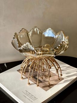 Mason Home - Gleaming Petal Crystal Bowl