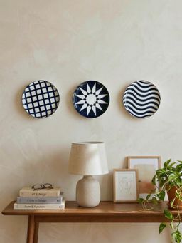 Mason Home - Indigo Wall Plates (Pack of 3)