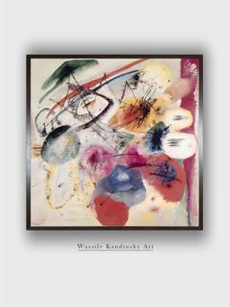 The Art House - Lines Wassily Framed Wall Art